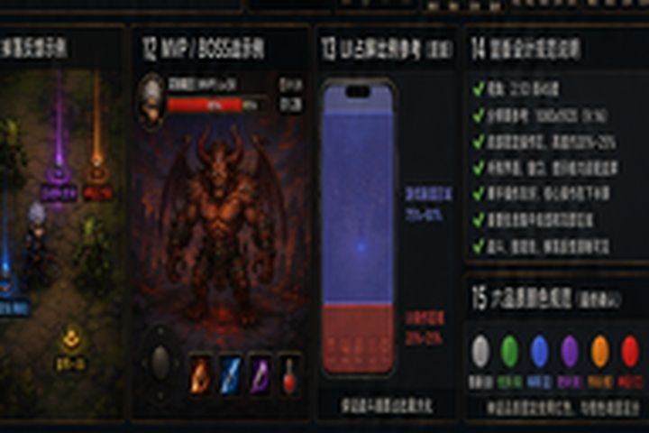 竖屏 HUD 设定稿预览：暗色石材与金边操作区